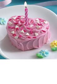 Birthday Cake Heart Shape With Candle Cake For Smashing Cupcake Smash Cakes Mini Cakes Birthday Birthday Cakes For Her