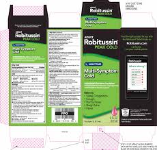 Robitussin Peak Cold Nighttime Multi Symptom Cold Liquid