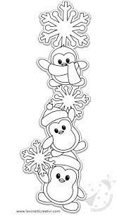 Coloriage pere noel entrant dans la cheminee. Decorazioni Invernali Con Pinguini E Fiocchi Di Neve Lavoretti Creativi Coloriage De Noel A Imprimer Coloriage Noel Dessin Noel Dessin Sapin De Noel