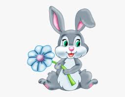 Transparent blue bird png cartoon picture. Baby Bunny Cartoon Png Cute Cartoon Easter Bunny Transparent Png Kindpng