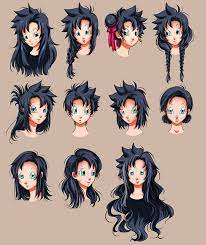 Maybe you would like to learn more about one of these? Dbz Oc Kyone S Hairstyles All By Fatenight On Deviantart Character Art Dragon Ball Art Anime