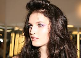 Backstage at Versace