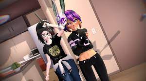 Mmd Jackie S Stuck In The Wall Youtube