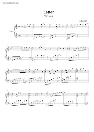 Here is the sheet music for itsy bitsy spider with piano notes and letter names included. Yiruma Letter Sheet Music Pdf Free Score Download