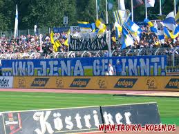 Das kombinat carl zeiss mit etwa 60.000 mitarbeitern war seinerzeit auch das größte kombinat der ddr. Fc Carl Zeiss Jena Gegen 1 Fc Koln Faszination Fankurve