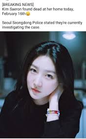 LA DEFUNTA KIM SAE-RON, PROFONDAMENTE AFFLITTA DAI VIDEO DELLO YOUTUBER A  CHE ESPONEVANO LA SUA VITA PRIVATA” : r/ChikaPH