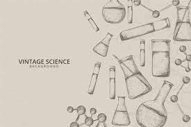 Premium Vector Vintage Science Background Powerpoint Background Design Science Background Medical Stickers