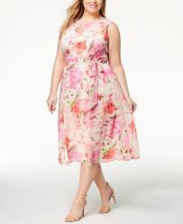 Nic+zoe moonlit palms faux wrap dress (regular & petite) now: Jessica Howard Plus Size Floral Print A Line Dress Dresses Women Macy S A Line Dress Plus Size Fashion Dresses