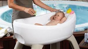 Is It A Good Idea To Take A Bath When Babt Have A Fever In 2020 Baby Bath Jetted Bath Tubs Bathtub Caddy
