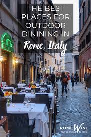 Trattoria da cesare al casaletto. Outdoor Dining In Rome