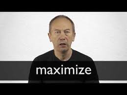 Maximize Definition And Meaning Collins English Dictionary