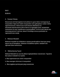 Contoh laporan hasil wawancara dalam bentuk makalah 9n0o1mg55knv. Contoh Laporan Wawancara Bahasa Sunda Cara Golden