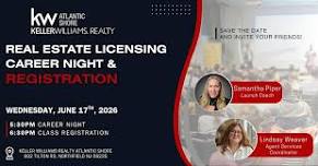 Real Estate Career Night and Registration Session