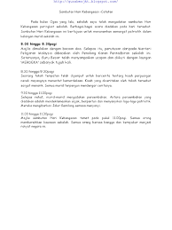 Sambutan hari kebangsaan tahun 2015. Sambutan Hari Kebangsaan Catatan