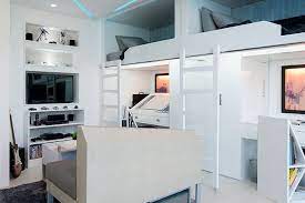 A Modern Minimalist Look For A 24sqm Unit In Makati Condo Interior Design Small Condo Interior Design Small Condo Living