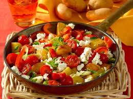 Kartoffelpfanne Heute Mediterran Mit Feta Gemuse Rezept Kartoffelpfanne Rezepte Mit Feta Mediterrane Rezepte