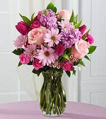 Sweet Delight Bouquet Vase Included Flower Display Flower Delivery Mothers Day Flower Delivery