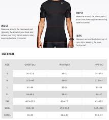Nike T Shirt Size Chart India Nike T Shirt Size Chart India