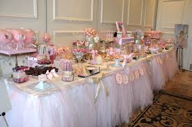 Pink Gold 1st Birthday Candy Buffet Candy Buffet Birthday Birthday Candy Candy Buffet