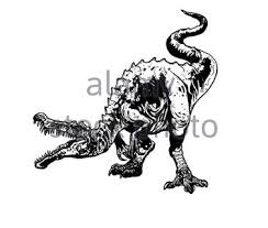 Select from 35970 printable crafts of cartoons, nature, animals, bible and many more. Carnivorous Dinosaur Baryonyx Dino Attack Isolated Drawing Stock Photo Alamy