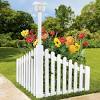 The most popular style for driveway gates, the upper rail is gently arched with the pickets still flush within the rail. 1