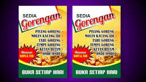 See more of aneka gorengan on facebook. Tutorial Desain Banner Warung Makanan Youtube