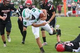 Clinton Prairie football defeats Clinton Central