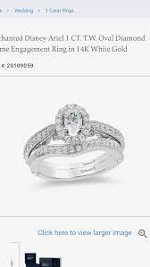 Https Www Zales Com Enchanted Disney Ariel 1 Ct Tw Oval Diamond Frame Engagement Ring 14k White 14k Engagement Ring Zales Engagement Rings My Engagement Ring