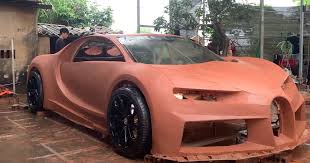 عقد الالماس في المنام : This Farmer Is Building His Dream Bugatti Chiron Using Clay Flipboard