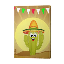 Find the perfect cactus sombrero stock illustrations from getty images. Cactus With Sombrero Canvas Print Pixers We Live To Change