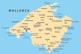Diese wunderschönen regionen in spanien sind allerdings längst nicht alles, was das land zu bieten hat. á… Mallorca Karte Map Strande Regionen Der Insel Mallorca