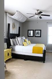 Bedroom designs for smaller rooms are as vital as choosing the most suitable colours. Bedroom Design Grey And Yellow Trendecors