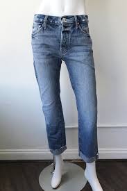 Mother Denim Scrapper Cuff Ankle Fray Jeans Take Me Higher Garmentory