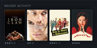 Really tried to watch new movies this week instead of my same ol' rewatches.