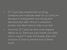 Online safety is a term that gets thrown around a lot when dealing with students and the internet. Health And Safety In Ict By Essi Cantamantu Koomson