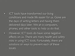 Online safety is a term that gets thrown around a lot when dealing with students and the internet. Health And Safety In Ict By Essi Cantamantu Koomson