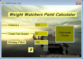 Download Weight Watchers Points Calculator 1 0