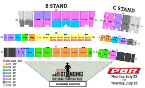 61 rare rodeo concert seating