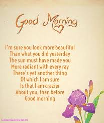 Good Morning Love Poems For Wife Good Morning Love Good Morning Poems Good Morning Texts