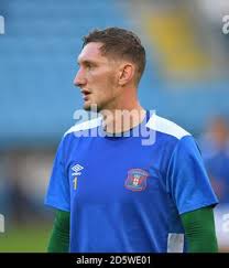 Carlisle United goalkeeper Jack Bonham Stock Photo