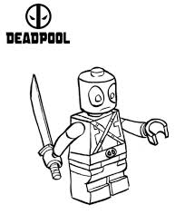 Possessing superhuman abilities, incredible strength and endurance made him popular. Funny Lego Deadpool Coloring Page Free Printable Coloring Pages For Kids