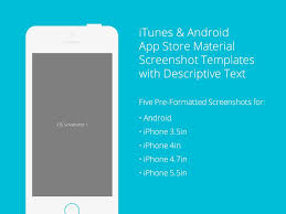 Itunes Android App Store Material Screenshots Template Android App Store Itunes App