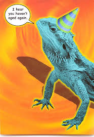Funny Lizard Birthday Card Is Crafted In Popliments Copyrighted Psychedelic Pop Art Style Inspired By A Cute Animal Photo This Greeting Card Has A Color Pale