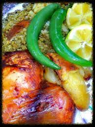 دجاج محشي فريكة زاكي chicken recipes cooking main dishes
