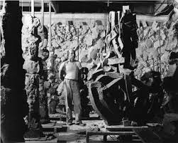 John Mason In His Studio In 1960 San Francisco Museums Outdoor Sculpture Art Institute Of Chicago
