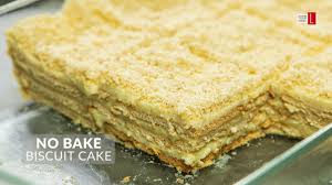Light, fluffy, tender, buttery, and delicious. No Bake Biscuit Cake With Vanilla Pudding Food Channel L Recipes Youtube