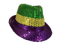 Details About Mardi Gras Sequin Jazz Fedora Top Hat Glitter Dancer Adult Costume Accessory