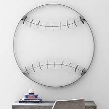 Check out our baseball wall art selection for the very best in unique or custom, handmade pieces from our prints shops. Metal Baseball Art Wall Decor Pottery Barn Teen