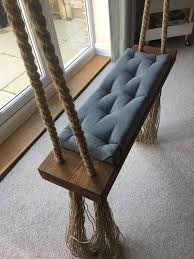 Enjoy free shipping on most stuff, even big stuff. Extra Large Adults Kids Indoor Outdoor Porch Solid Wooden Etsy Bedroom Swing Swing In Living Room Swing Living Room