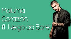Online maluma corazon mp3 letöltése telefonra számítógépre kiváló minőségben teljesen ingyen. Maluma Corazon Lyrics Lyric Video Ft Nego Do Borel Youtube